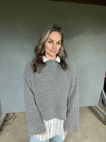 4262 CHARCOAL SWEATER
